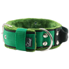 Grip Green - Breites gepolstertes Halsband mit Handgriff