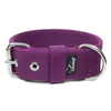 Active Plum -  Breites, strapazierfähiges Halsband mit Schnalle