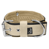 Grip Beige - Breites gepolstertes Halsband mit Handgriff