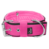 Grip Pink - Breites gepolstertes Halsband mit Handgriff