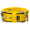 Grip Yellow - Breites gepolstertes Halsband mit Handgriff