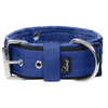 Grip Navy Blue - Breites gepolstertes Halsband mit Handgriff