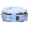 Grip Baby Blue - Breites gepolstertes Halsband mit Handgriff