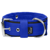 Grip Blue - Breites gepolstertes Halsband mit Handgriff