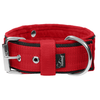 Grip Red - Breites gepolstertes Halsband mit Handgriff