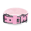 Active Comfort Black Edition Baby Pink - Breites, strapazierfähiges Halsband mit Schnalle