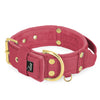 Grip Golden Rasberry Red - Breites gepolstertes Halsband mit Handgriff