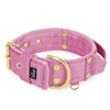 Grip Golden Candy Pink - Breites gepolstertes Halsband mit Handgriff
