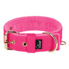 Active Comfort Rose Edition Pink - Breites, strapazierfähiges Halsband mit Schnalle