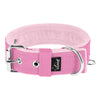 Active Baby Pink -  Breites, strapazierfähiges Halsband mit Schnalle