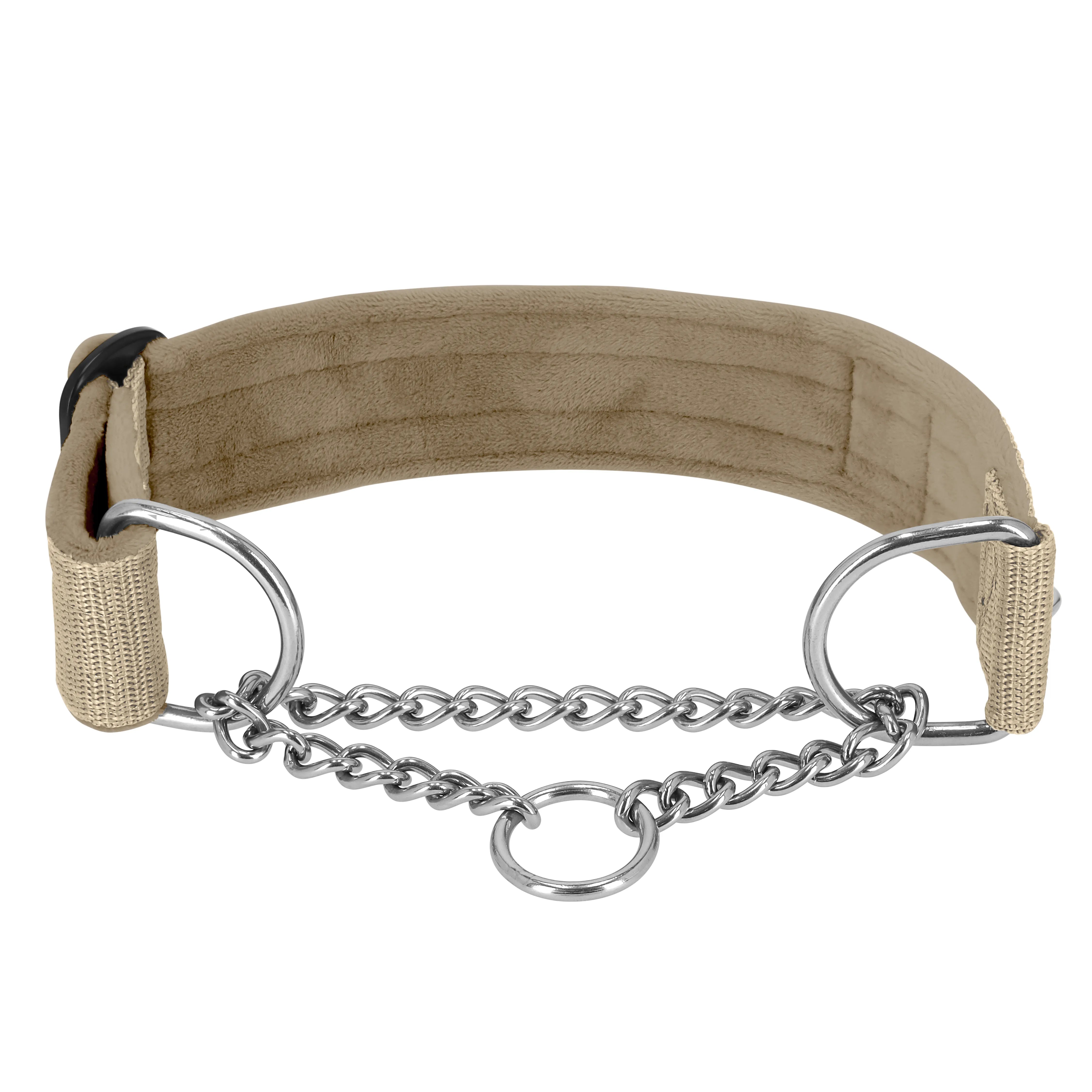 Martingale Chain Set Beige – Halsband & Leine