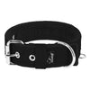 Active Black -Breites, strapazierfähiges Halsband mit Schnalle