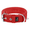Active Red - Breites, strapazierfähiges Halsband mit Schnalle