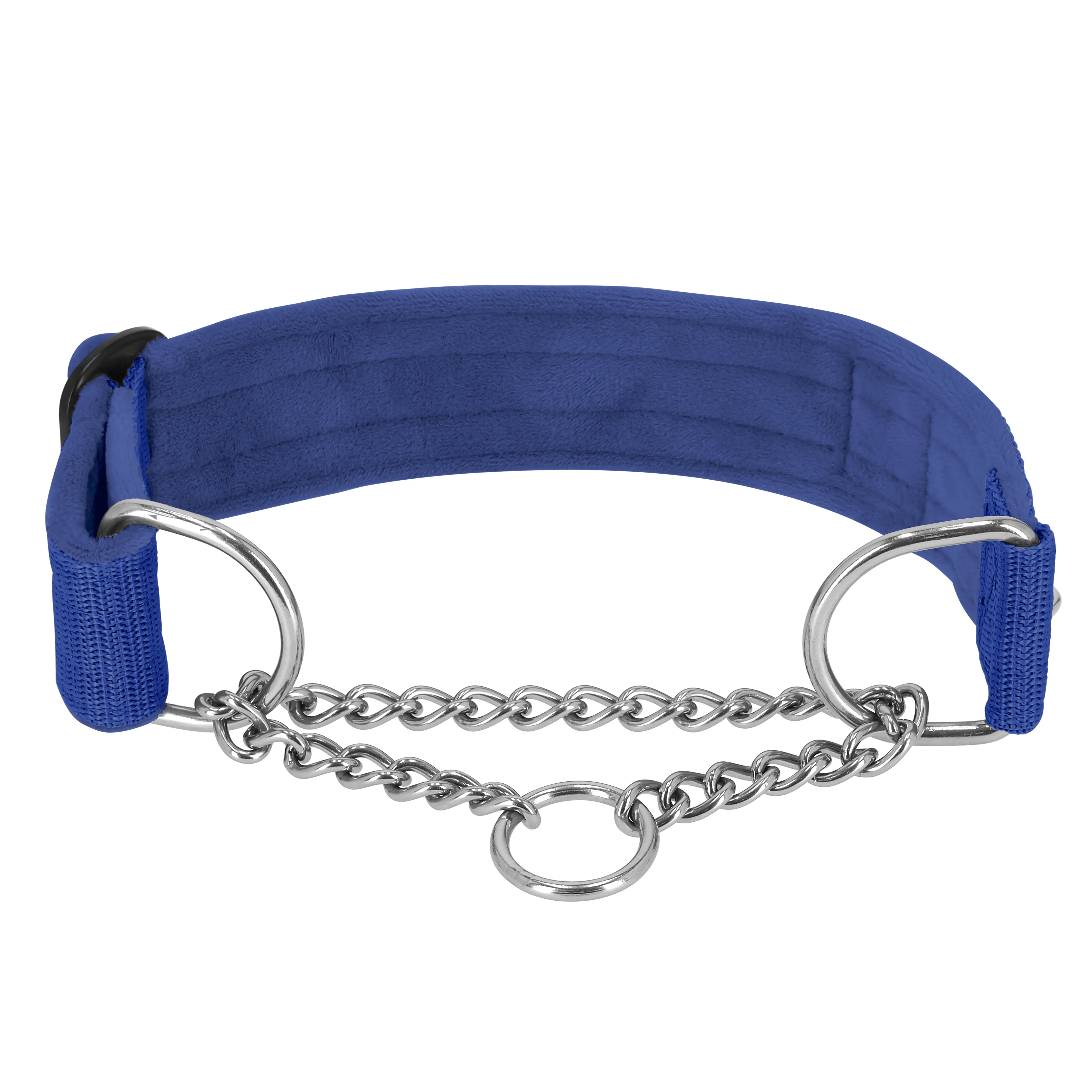 Martingale Chain Set Blue – Halsband & Leine