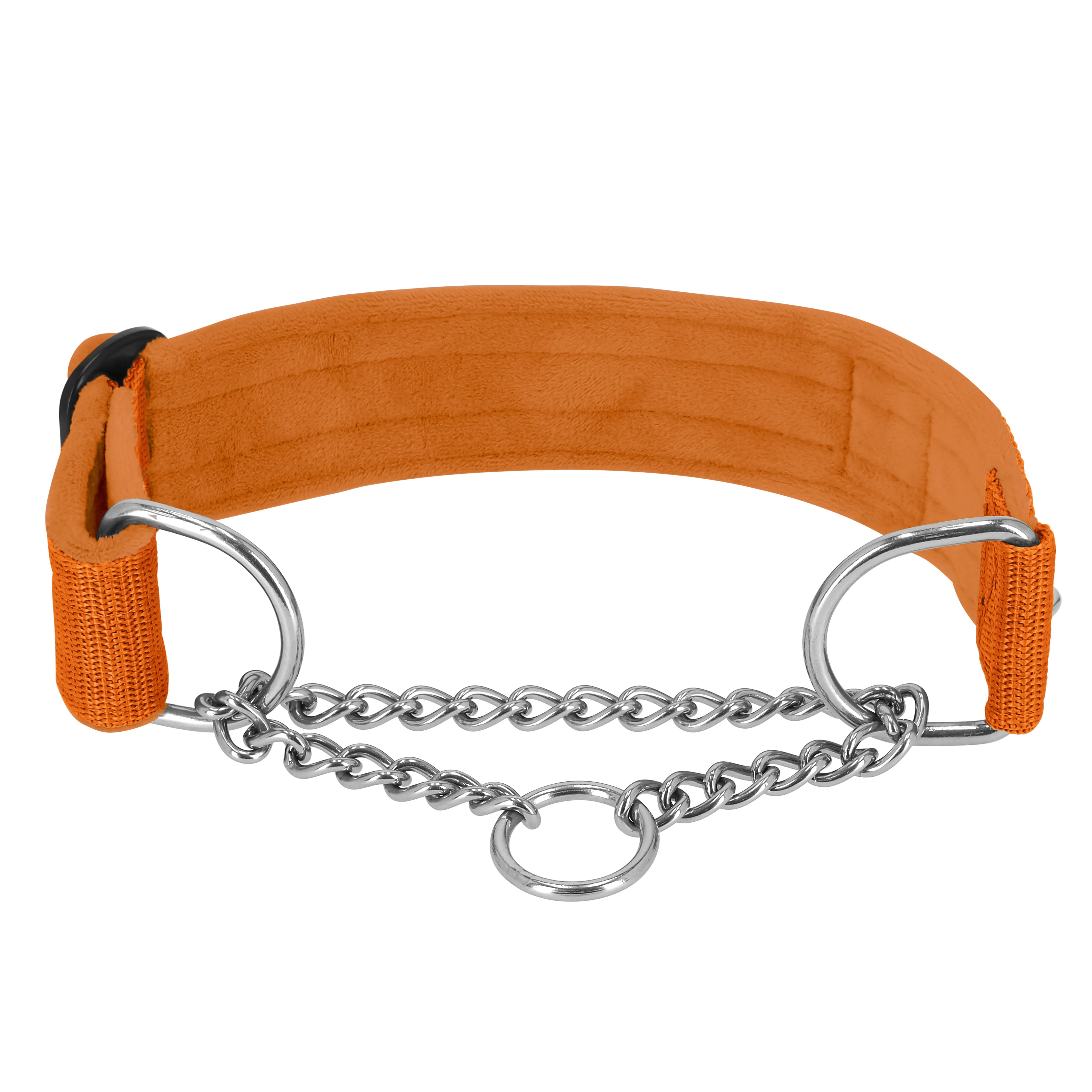 Martingale Chain Set Orange – Halsband & Leine