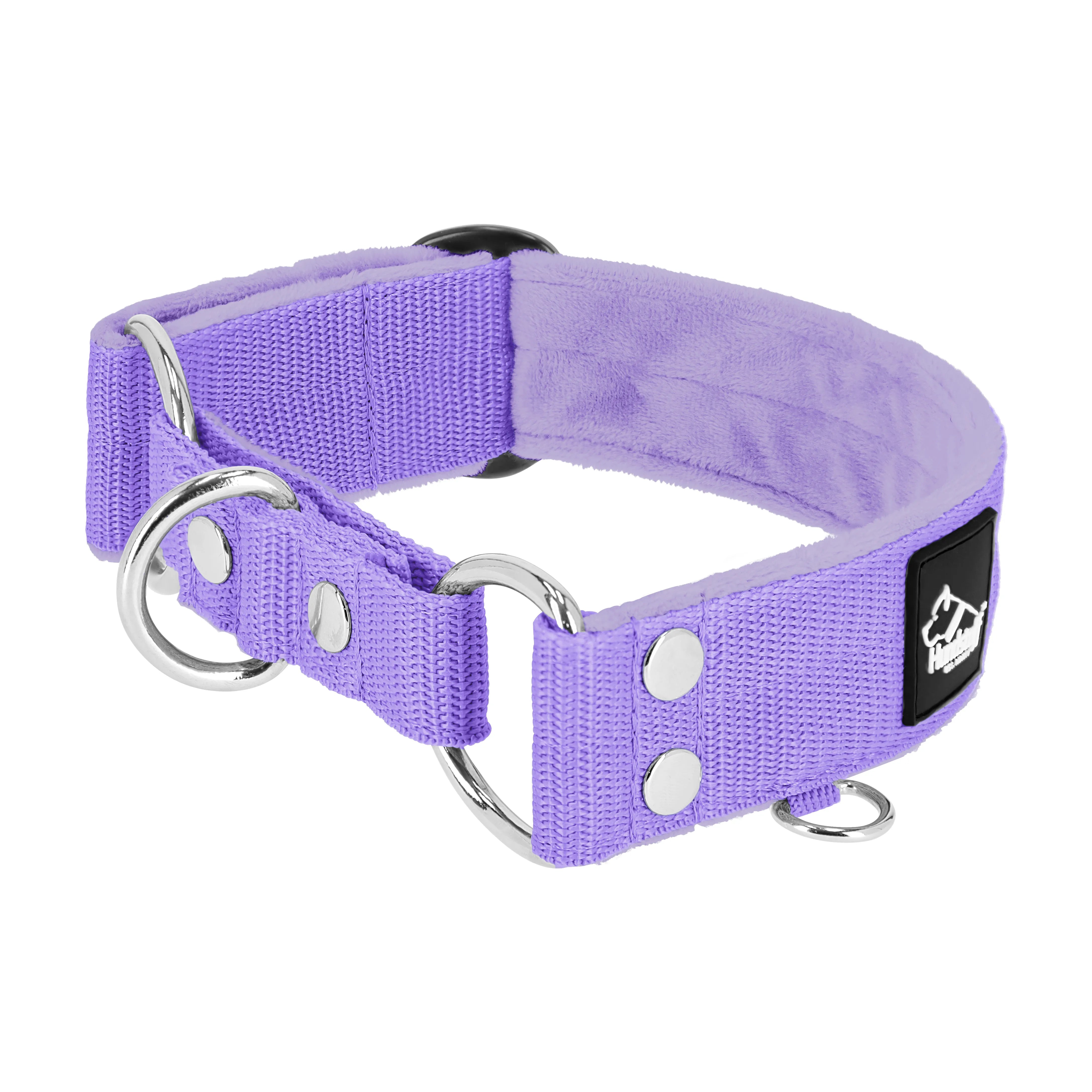 Martingale Baby Purple - Breites, gefüttertes Halbwürgehalsband