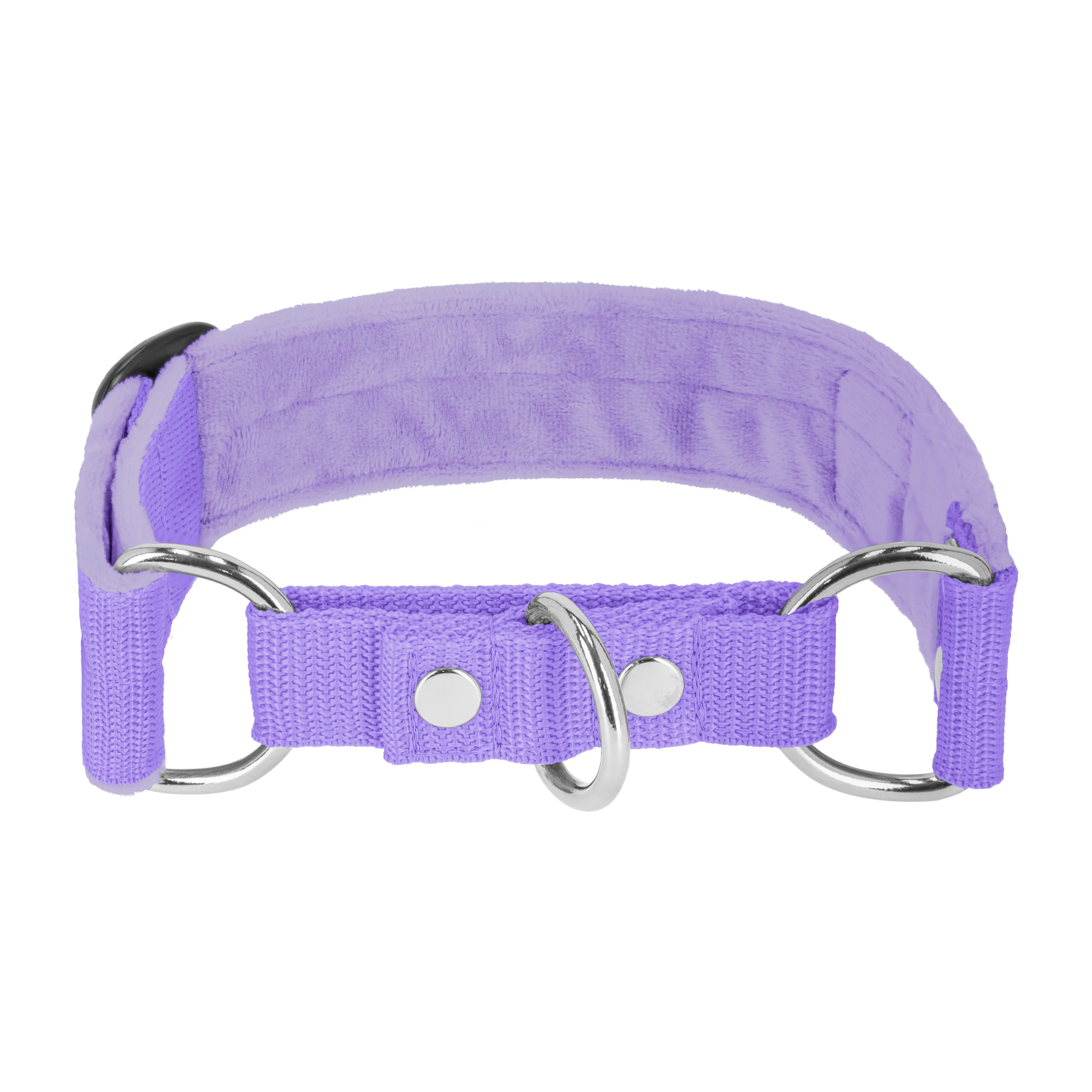 Martingale Baby Purple - Breites, gefüttertes Halbwürgehalsband