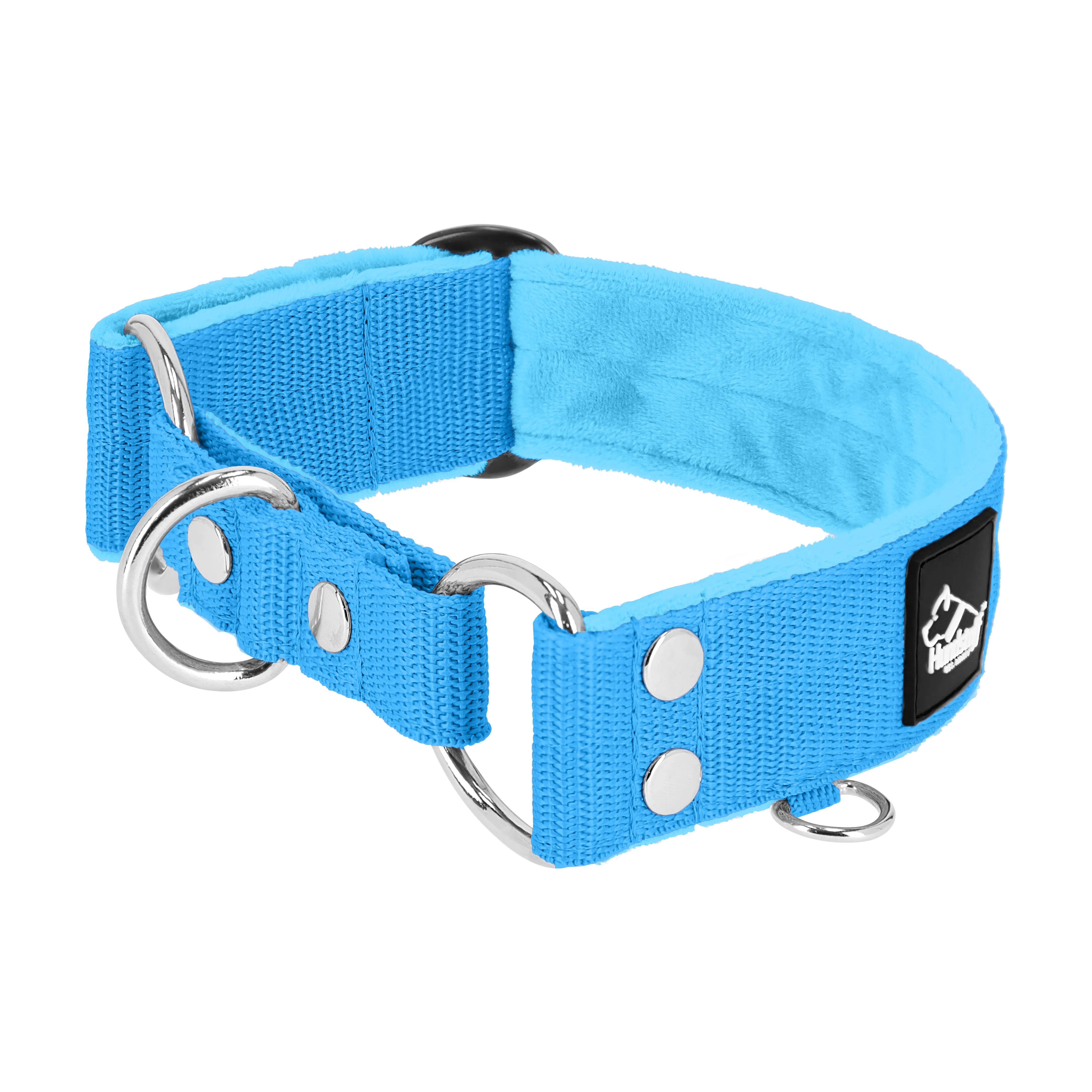 Martingale Ocean Blue - Breites gepolstertes Halb-Halsband