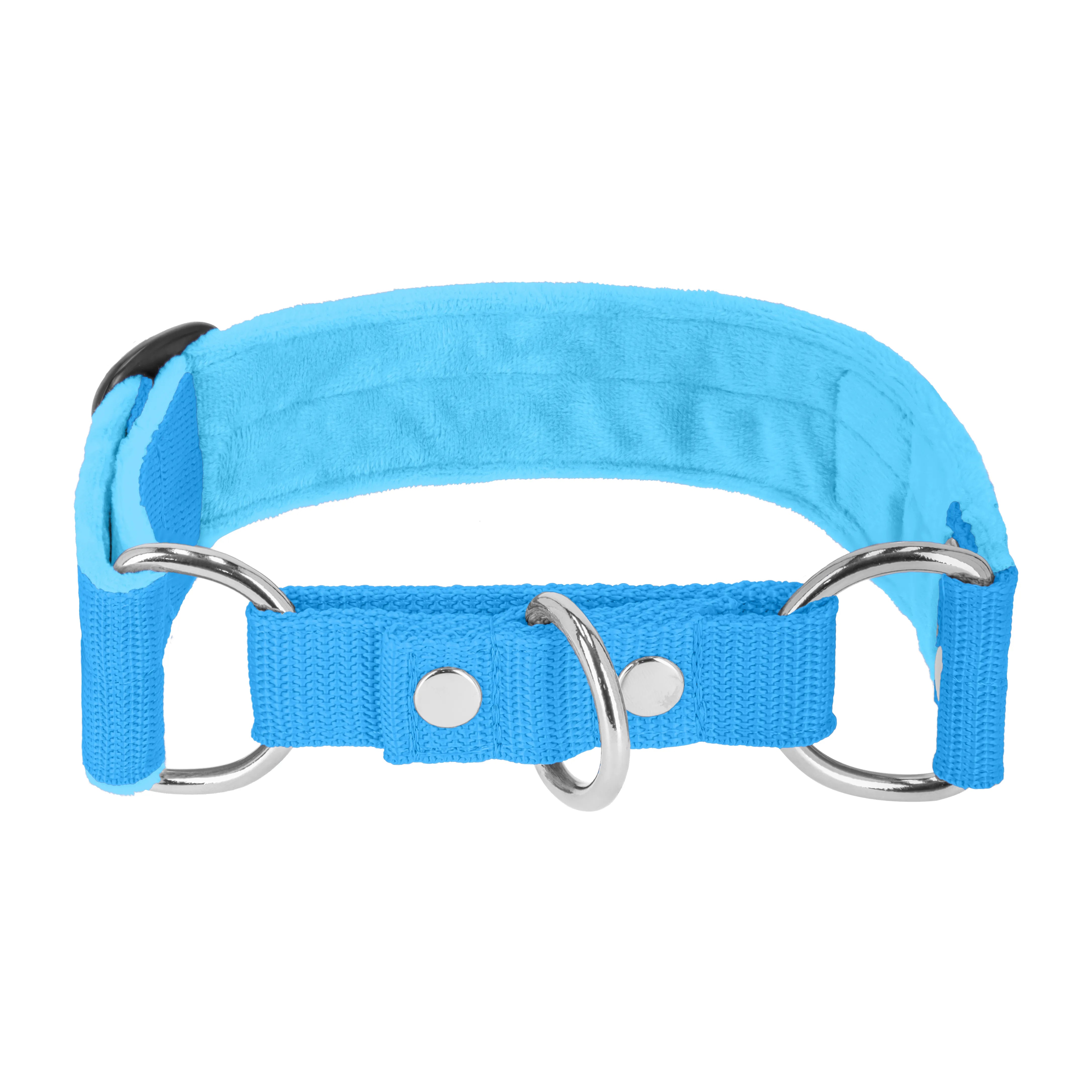 Martingale Ocean Blue - Breites gepolstertes Halb-Halsband