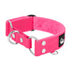 Martingale Pink - Breites, gefüttertes Halbwürgehalsband