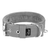 Active Grey - Breites, strapazierfähiges Halsband mit Schnalle