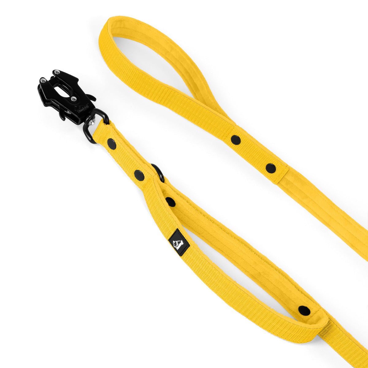 Hundstaff Guard Leash Black Edition Yellow