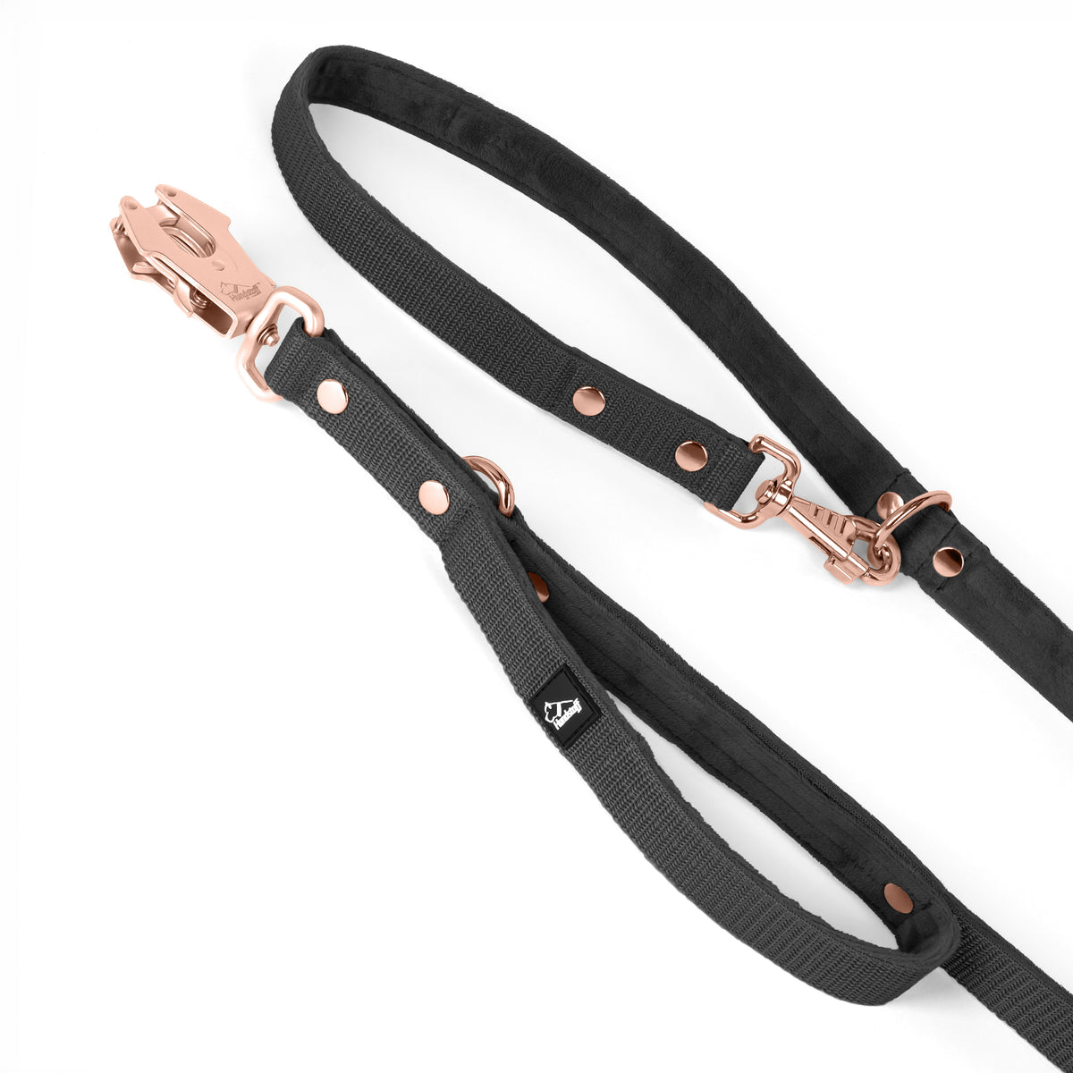 Multi Guard Leash Rose Edition Dark Grey