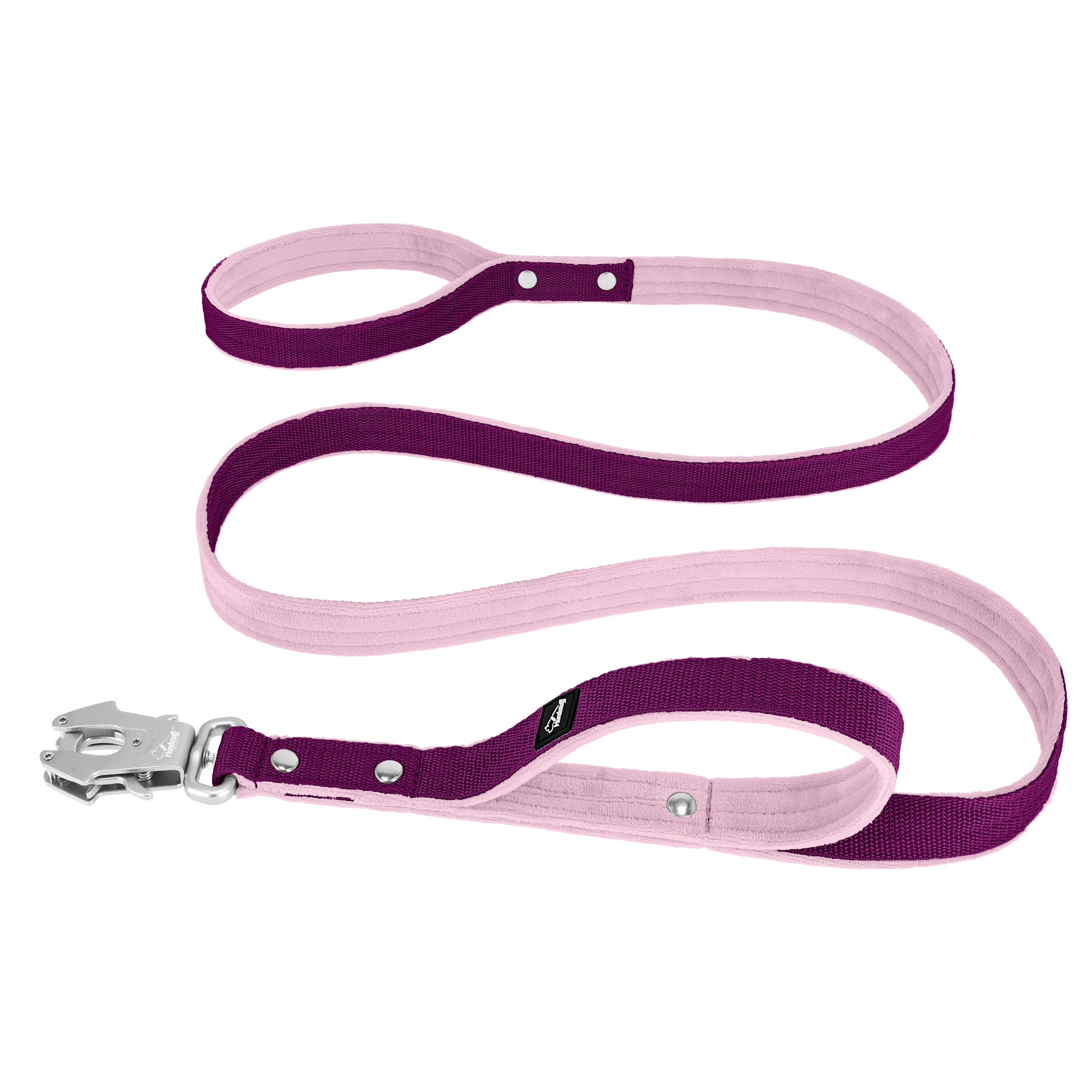Guard Leash Plum - Leine mit Extra Handgriff