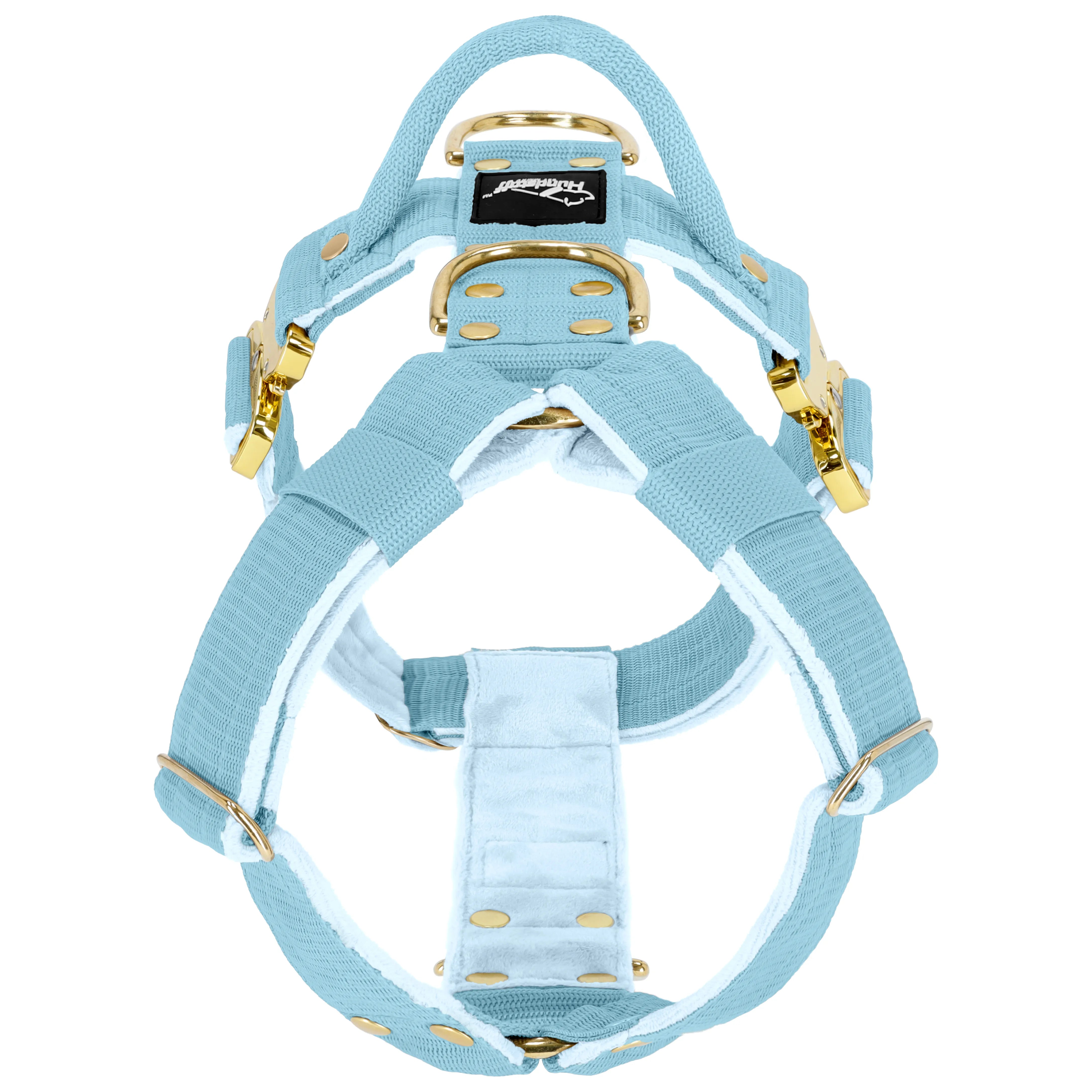 Easy Walk Extreme Gold Buckle Baby Blue - Geschirr mit Schnellverschluss