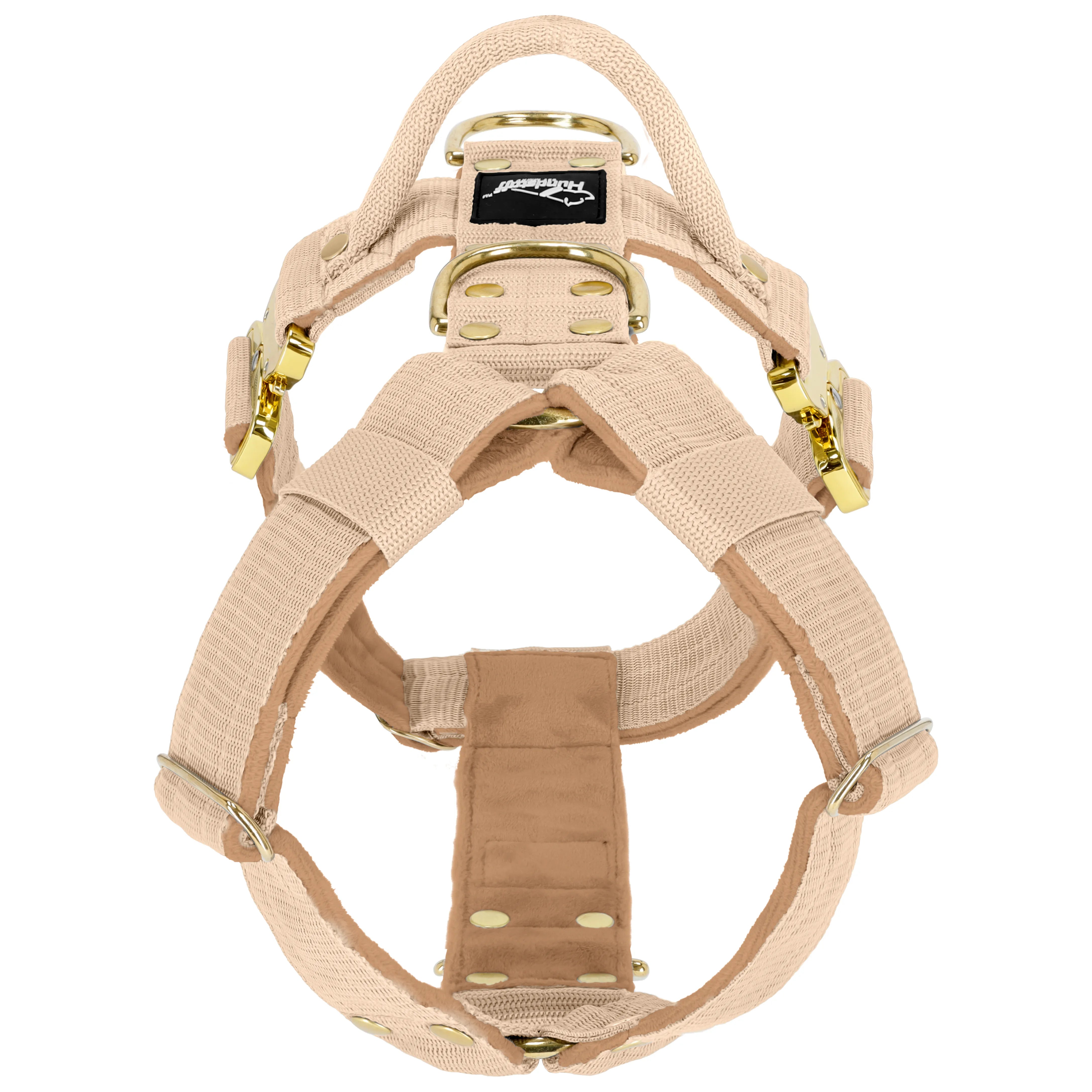 Easy Walk Extreme Gold Buckle Beige - Geschirr mit Schnellverschluss