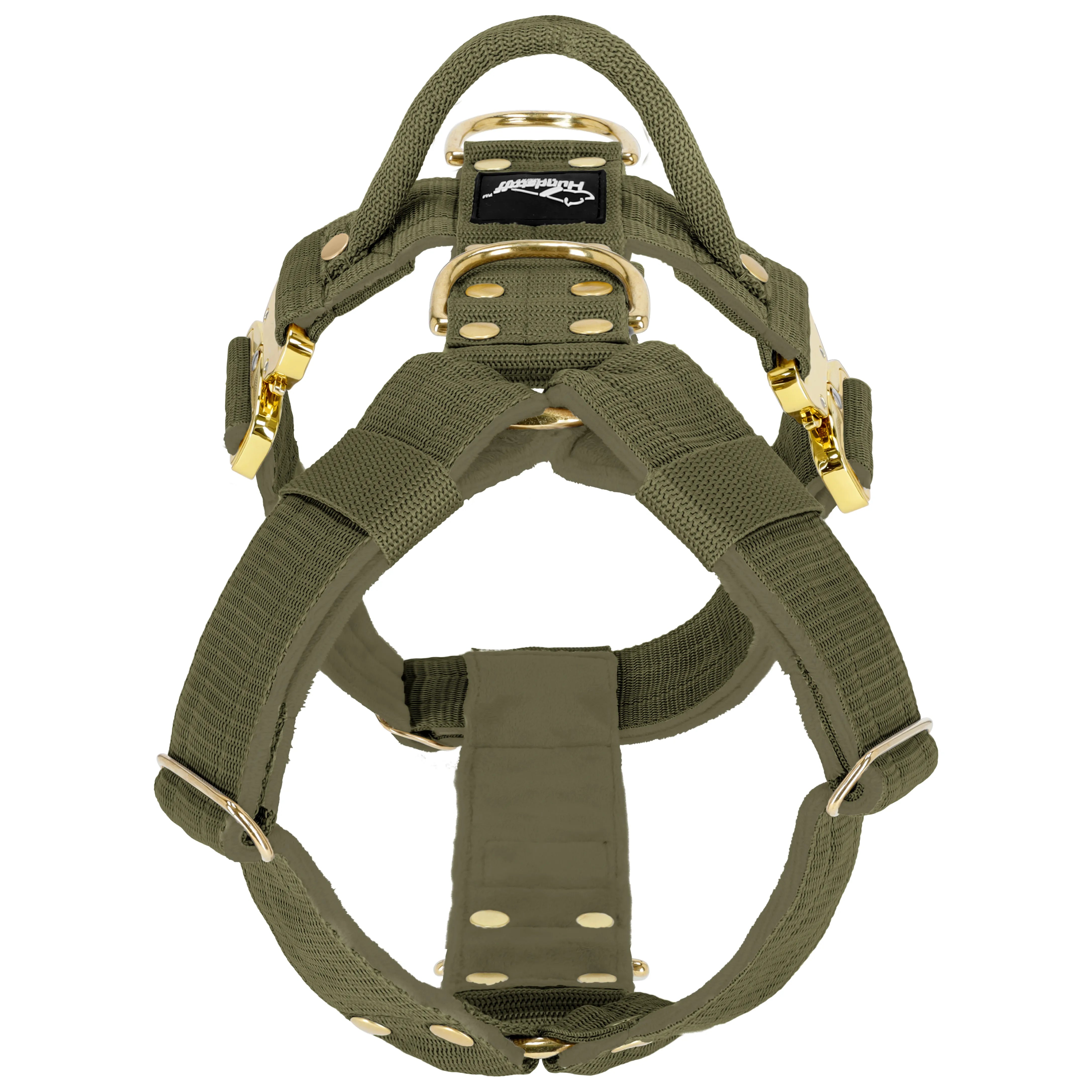 Easy Walk Extreme Gold Buckle Khaki - Geschirr mit Schnellverschluss
