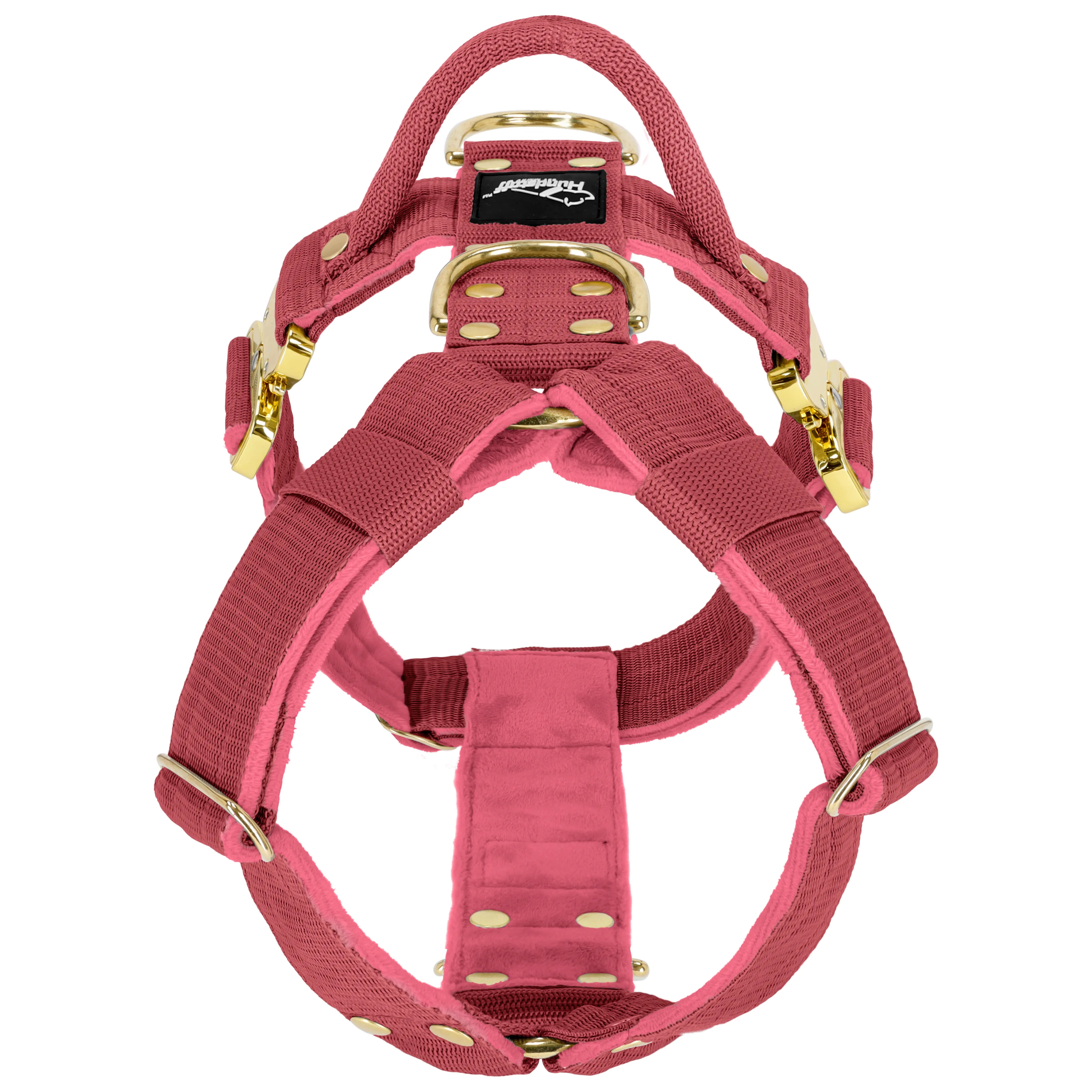 Easy Walk Extreme Gold Buckle Raspberry Red - Geschirr mit Schnellverschluss