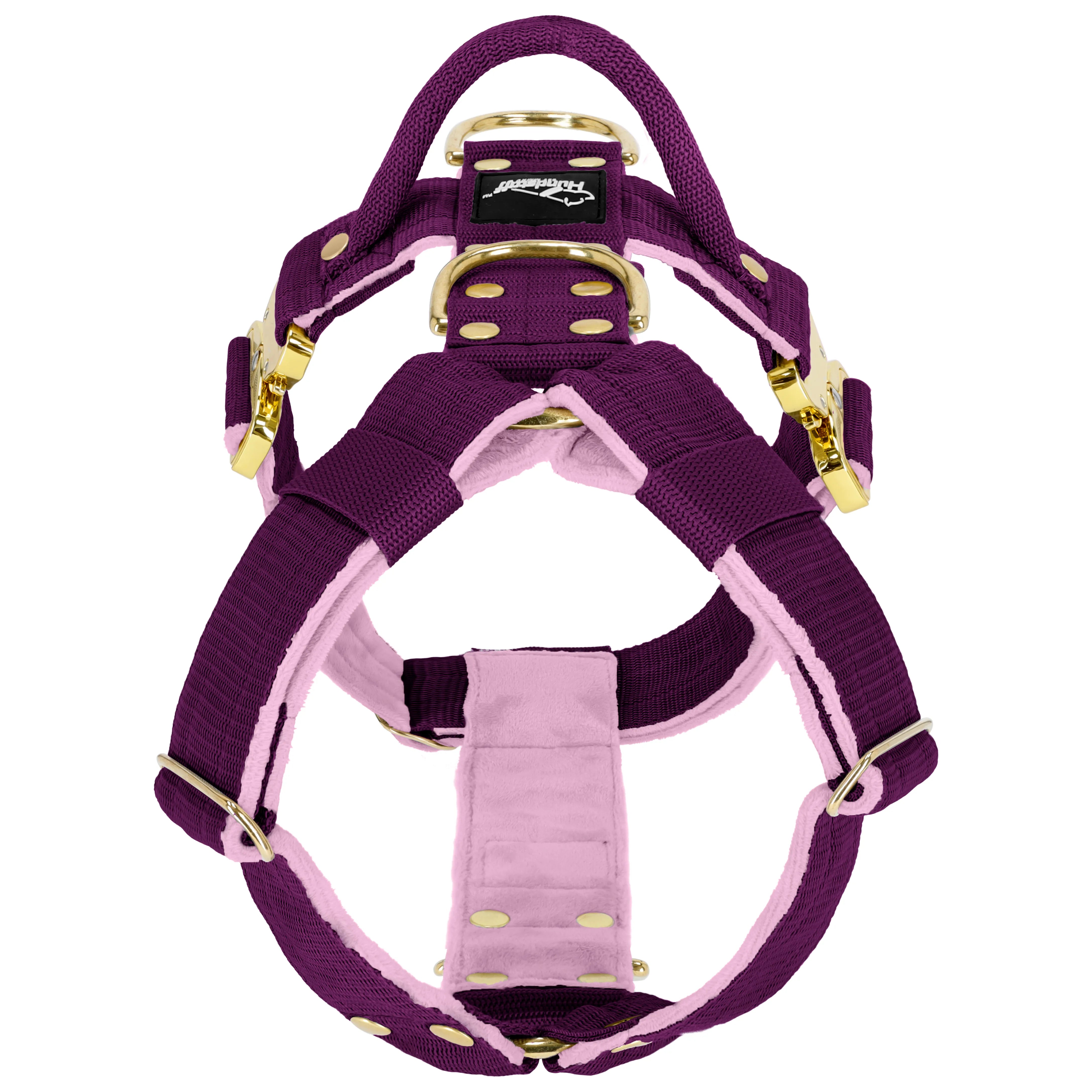 Easy Walk Extreme Gold Buckle Plum - Geschirr mit Schnellverschluss