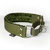 Martingale Khaki - Breites, gefüttertes Halbwürgehalsband