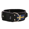 Grip Black Sweden - Breite Halskette mit Griff und schwedischer Flagge