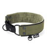 Martingale Black Edition Khaki - Breites, gefüttertes Halbwürgehalsband