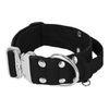 Extreme Silver Buckle Black - Starkes und sicheres Halsband