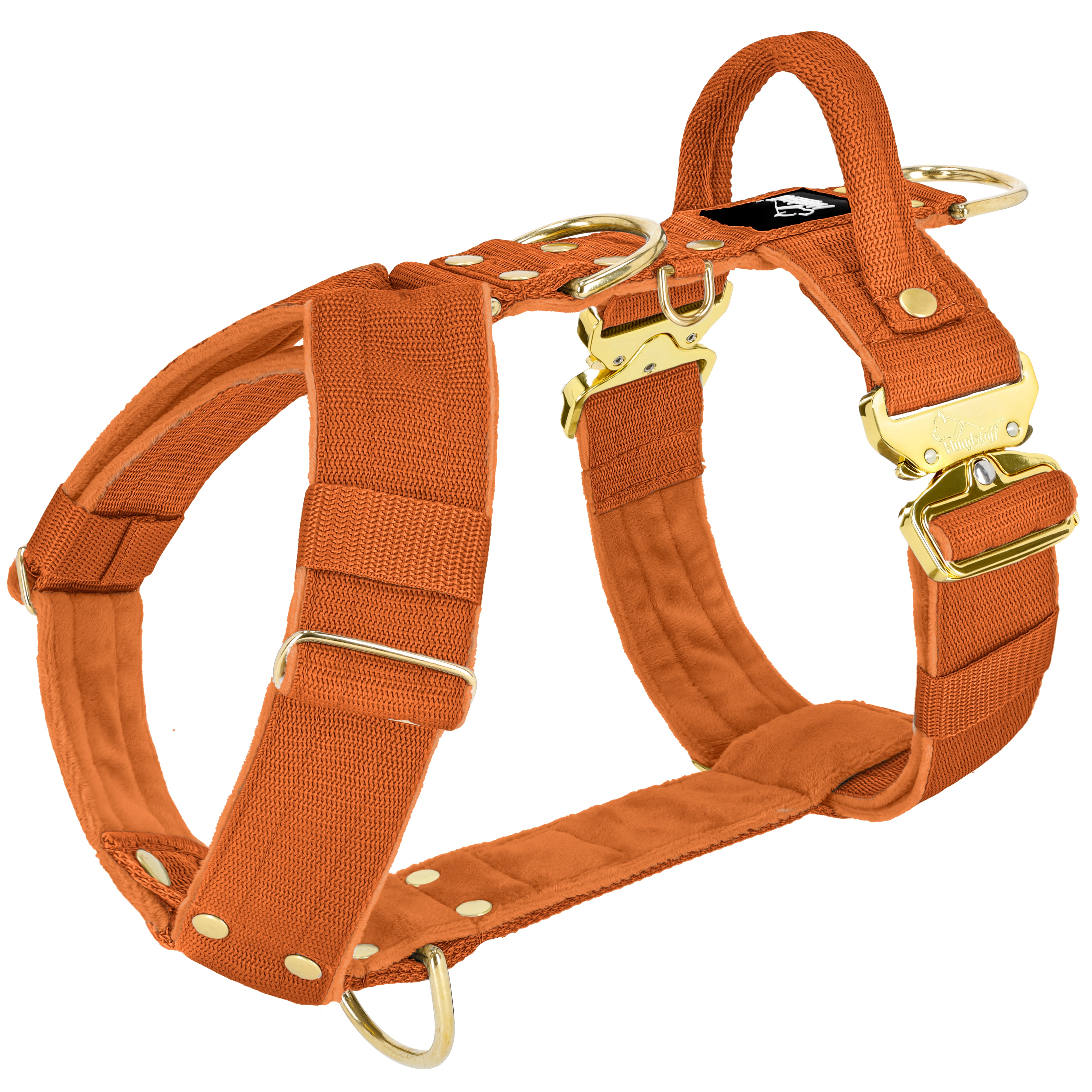 Easy Walk Extreme Gold Buckle Burnt Orange - Geschirr mit Schnellverschluss