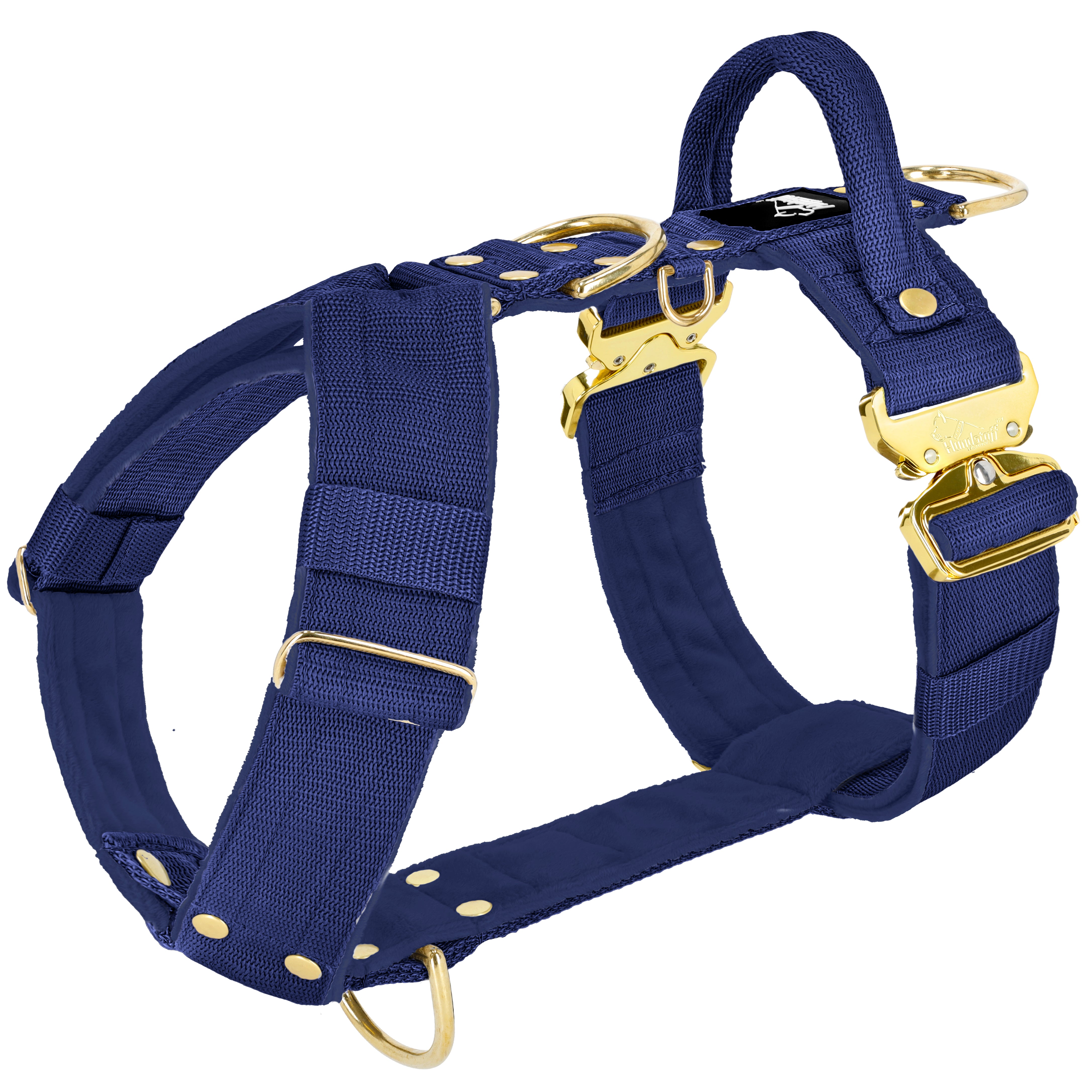 Easy Walk Extreme Gold Buckle Navy Blue - Geschirr mit Schnellverschluss