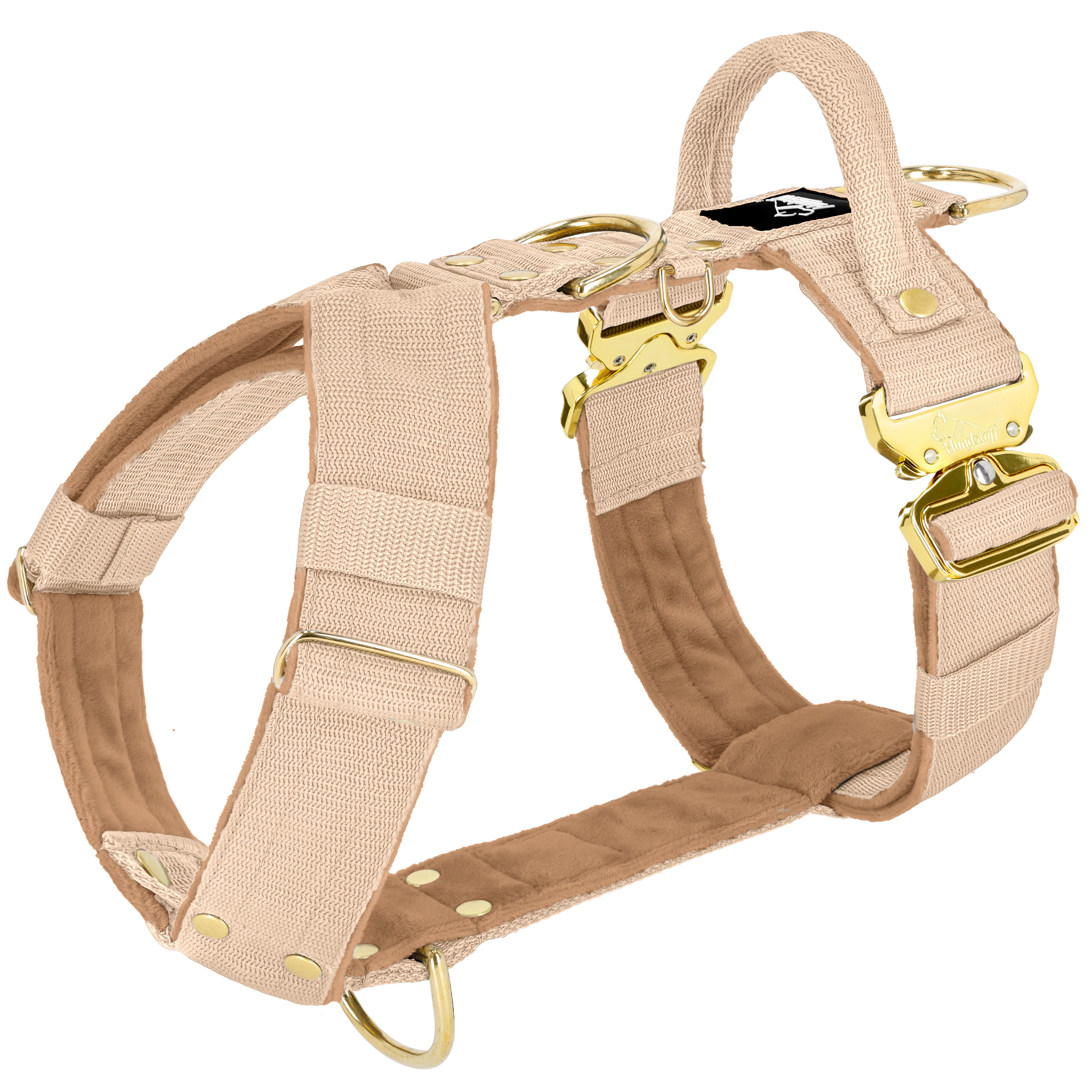 Easy Walk Extreme Gold Buckle Beige - Geschirr mit Schnellverschluss