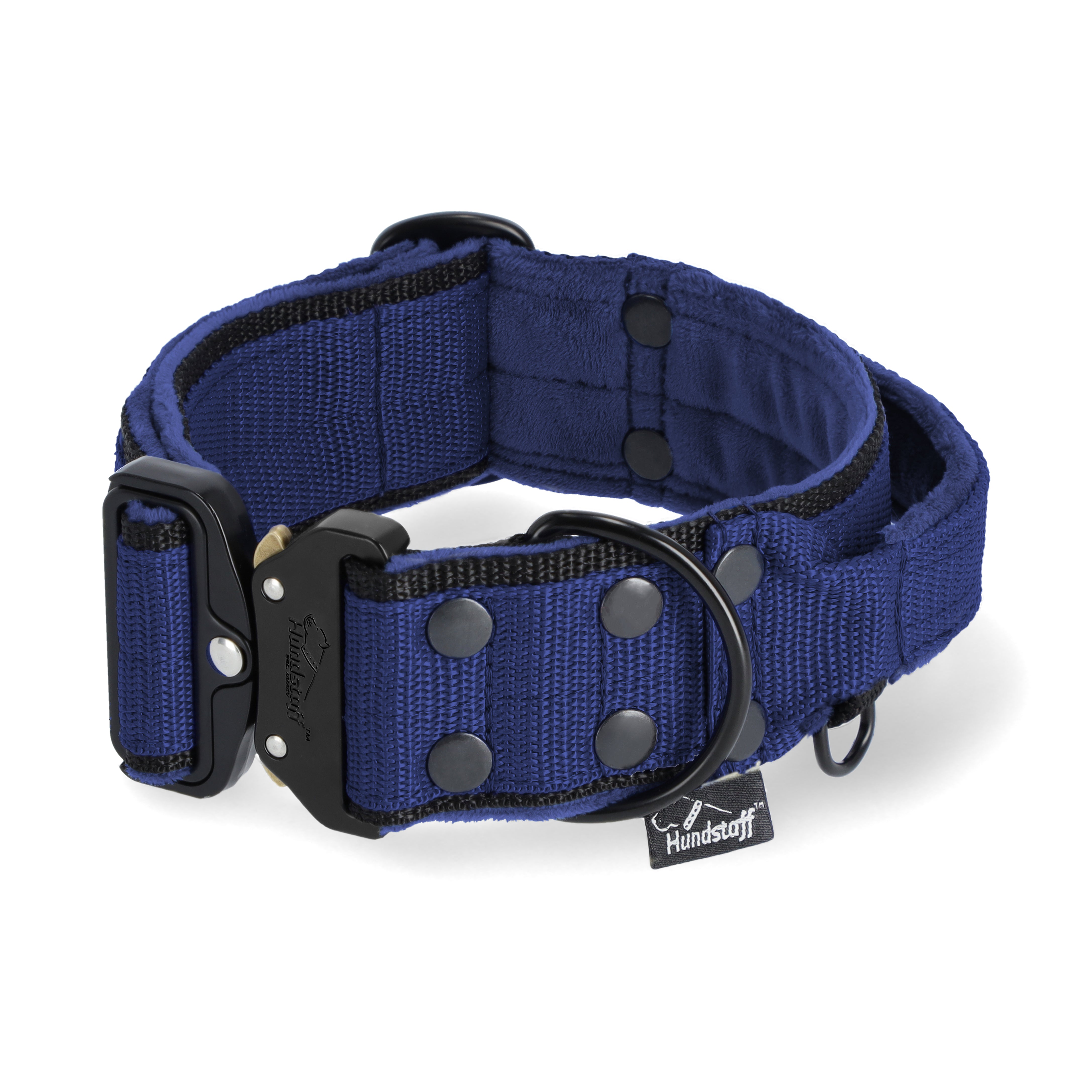 Extreme Buckle Black Edition Navy Blue - Robustes und sicheres Halsband