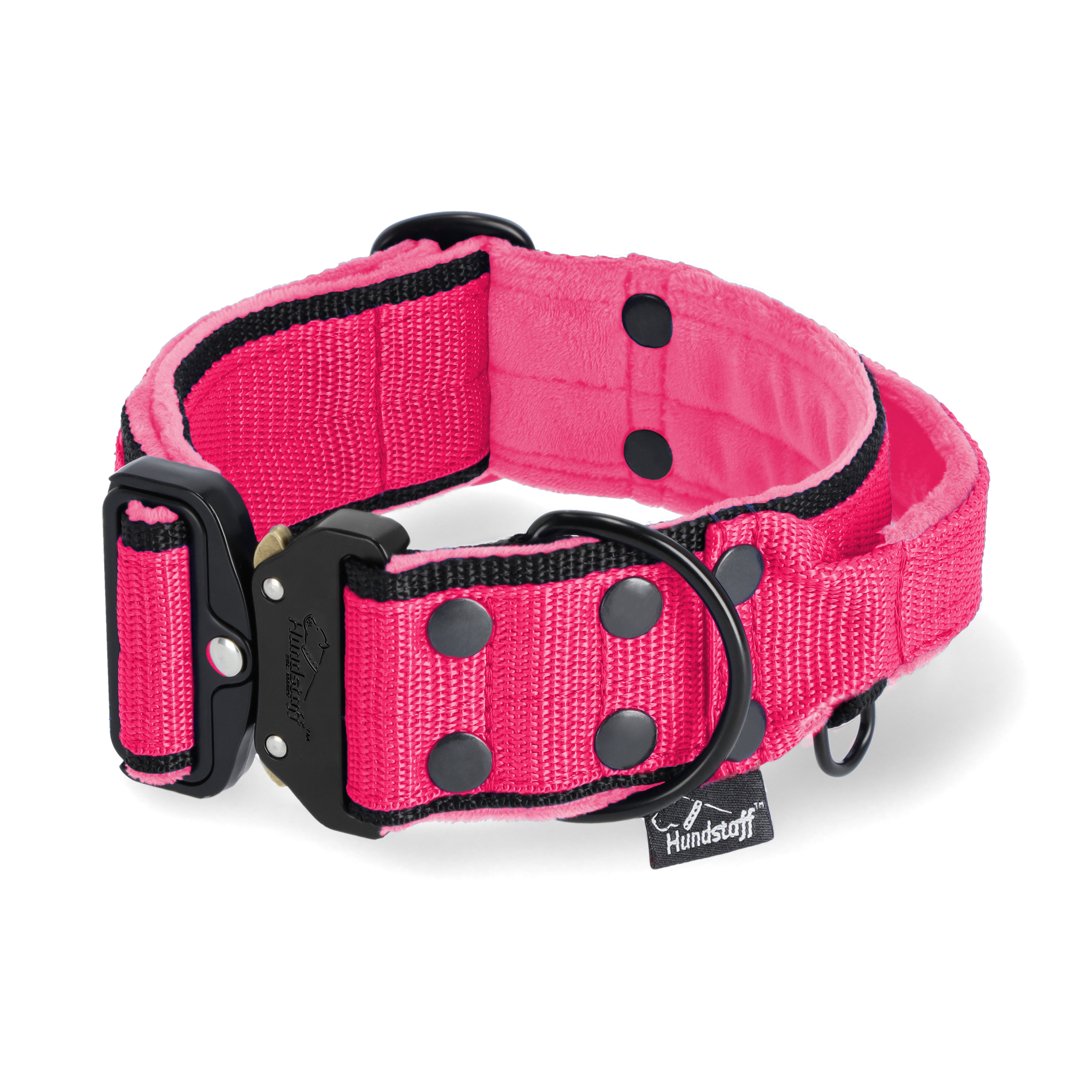 Extreme Buckle Black Edition Pink - Robustes und sicheres Halsband
