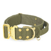 Extreme Gold Buckle Khaki -  Robustes und sicheres Halsband