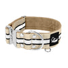 Extreme Silver Buckle Safe Beige - Sicheres reflektierendes Halsband