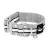 Extreme Silver Buckle Safe Grey - Sicheres reflektierendes Halsband