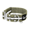 Extreme Silver Buckle Safe Khaki - Sicheres reflektierendes Halsband