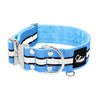 Extreme Silver Buckle Safe Ocean Blue - Sicheres reflektierendes Halsband