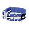 Extreme Silver Buckle Safe Blue - Sicheres reflektierendes Halsband