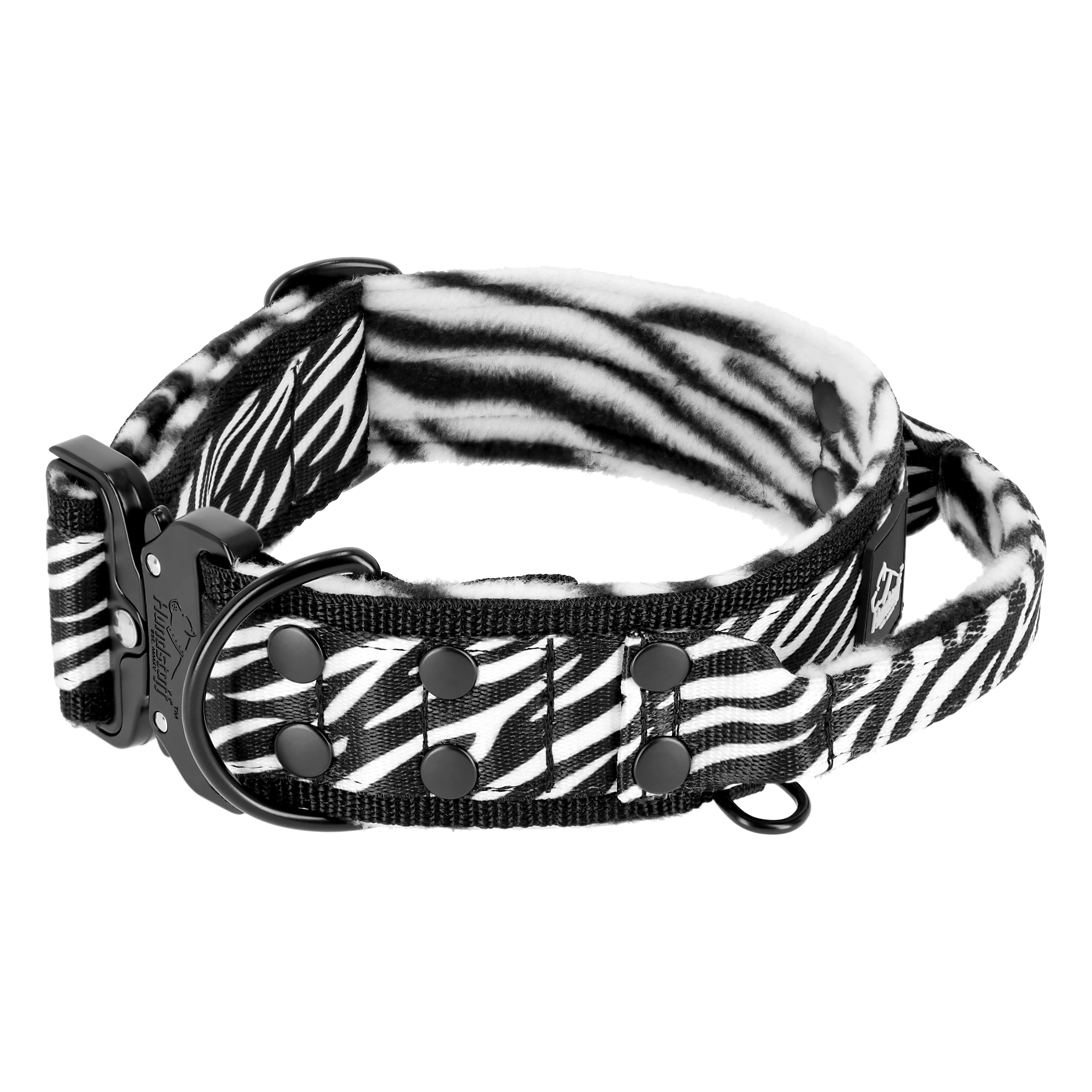Extreme Buckle Zebra - Starkes und sicheres Hundehalsband