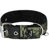 Active Comfort Camo Black - Breites strapazierfähiges Hundehalsband mit Schnalle